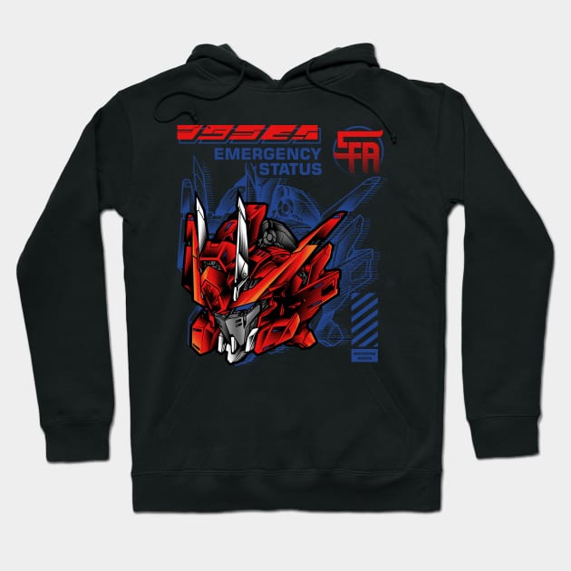 Mecha Gundam Hoodie by midthos